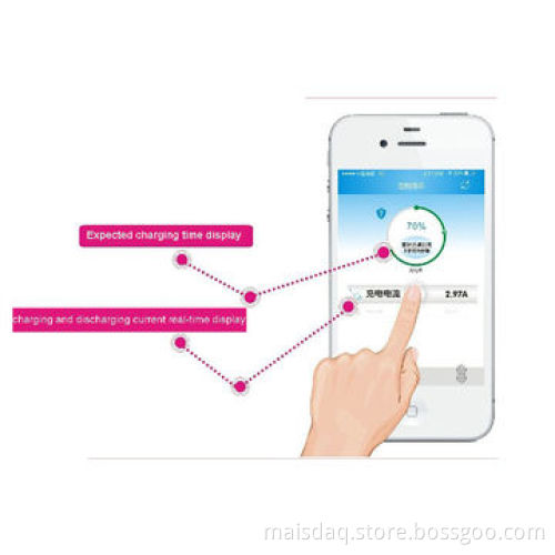 Most popular smart power bank with APP for iPhone only in hot sale